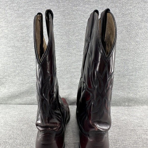 ABILENE - Cowboy Western Boots Leather Made In USA Men\'s Size 9 D     B8 main image 5